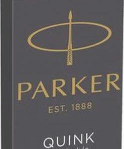Gloednieuw ✔️ Parker QUINK Vulpen Lange Inktpatronen | Blauwzwart | 5 Stuks 😀