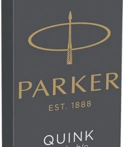 Aanbiedingen 🌟 Parker QUINK Lange Vulpen Inktpatronen | Uitwasbaar Blauw | 5 Stuks ⭐