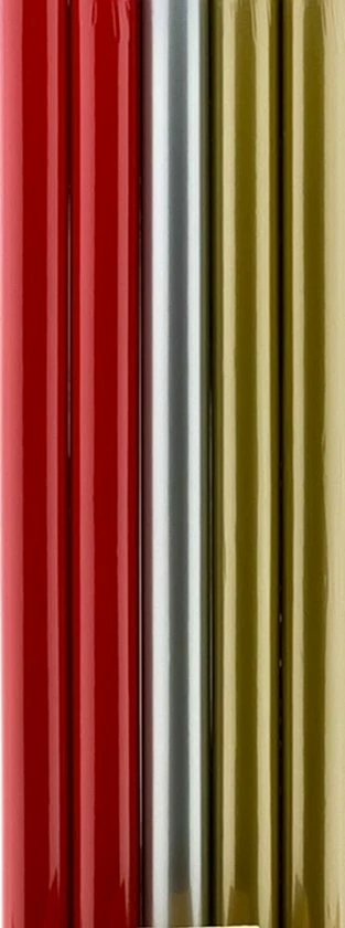 Groothandel π₯ Benza Assortiment Cadeaupapier Kadopapier Inpakpapier - Zilver,goud En Rood - 70 Cm X 2 Meter - 5 Rollen π 4 Groothandel π₯ Benza Assortiment Cadeaupapier Kadopapier Inpakpapier - Zilver,goud En Rood - 70 Cm X 2 Meter - 5 Rollen π - Afbeelding 2