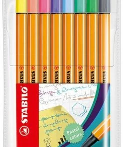 Goedkoopste 🥰 STABILO Point 88 - Fineliner 0,4 Mm - Speciale Etui - Met 8 Pastel Kleuren 🎁