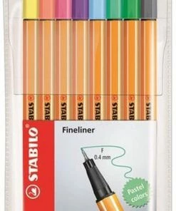 Goedkoopste 🥰 STABILO Point 88 - Fineliner 0,4 Mm - Speciale Etui - Met 8 Pastel Kleuren 🎁 -ACROPAQ Shop 378x840