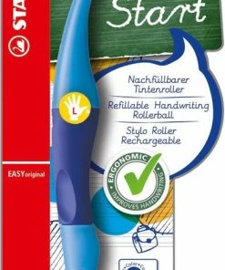 Begroting 😍 STABILO EASYoriginal - Ergonomische Rollerball - Linkshandig - Blauwe Inkt - Navulbaar - Blauw 🔥