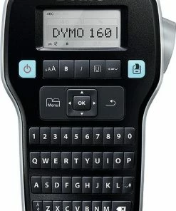 Nieuw ⭐ DYMO LabelManager 160-labelmaker | Draagbare Labelprinter Met QWERTY-toetsenbord | Inclusief Zwart-wit D1-labeltape (12 Mm) | Voor Thuis En Op Kantoor 😉