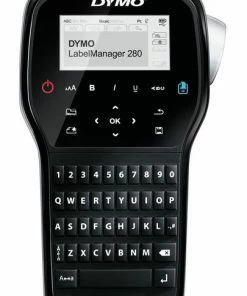 Gloednieuw 🌟 DYMO LabelManager 280 Oplaadbare, Draagbare Labelmakerkit | QWERTY-toetsenbord | Met 2 Rollen D1-labels En Een Draagkoffer ❤️