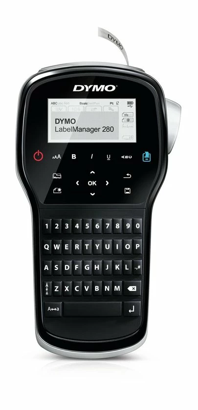 Gloednieuw ๐ DYMO LabelManager 280 Oplaadbare, Draagbare Labelmakerkit | QWERTY-toetsenbord | Met 2 Rollen D1-labels En Een Draagkoffer โค๏ธ 3 Gloednieuw ๐ DYMO LabelManager 280 Oplaadbare, Draagbare Labelmakerkit | QWERTY-toetsenbord | Met 2 Rollen D1-labels En Een Draagkoffer โค๏ธ