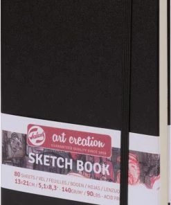 Goedkoop ✔️ Talens Art Creation Schetsboek Zwart 13 X 21 Cm 140 G 80 Vellen 😉