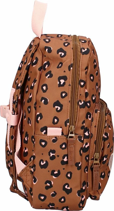 Beste Pirce 🎁 Kidzroom Attitude Rugzak - 6 T/m 12 Jaar - Bruin - Panterprint 😉 4 Beste Pirce 🎁 Kidzroom Attitude Rugzak - 6 T/m 12 Jaar - Bruin - Panterprint 😉 - Afbeelding 2