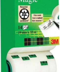 Beste deal 🧨 Value Pack: 12 X Scotch® Magic™ Tape, Kartonnen Toren, 19 Mm X 33 M + 2 Rol GRATIS 🎁 -ACROPAQ Shop 458x840 1