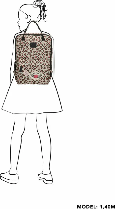 Aanbiedingen 👏 Beagles Originals Cool Originals - Rugzak - Luipaard Grijs-roze 😍 5 Aanbiedingen 👏 Beagles Originals Cool Originals - Rugzak - Luipaard Grijs-roze 😍 - Afbeelding 3