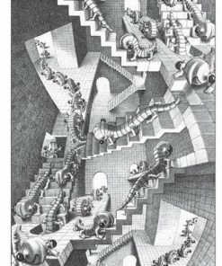 Flash-uitverkoop 🛒 Verjaardagskalender M.C. Escher, House Of Stairs 🤩