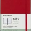 Nieuw 👏 Moleskine 12 Maanden Agenda - 2023 - Wekelijks - Large - Harde Kaft - Rood 😍 -ACROPAQ Shop 490x840