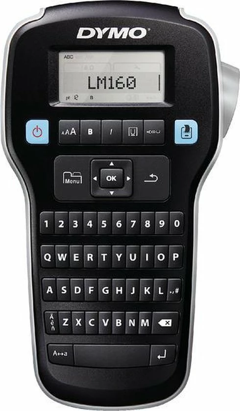 Nieuw โญ DYMO LabelManager 160-labelmaker | Draagbare Labelprinter Met QWERTY-toetsenbord | Inclusief Zwart-wit D1-labeltape (12 Mm) | Voor Thuis En Op Kantoor ๐ 8 Nieuw โญ DYMO LabelManager 160-labelmaker | Draagbare Labelprinter Met QWERTY-toetsenbord | Inclusief Zwart-wit D1-labeltape (12 Mm) | Voor Thuis En Op Kantoor ๐ - Afbeelding 6