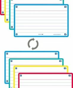 Aanbiedingen 😉 Oxford Flash 2.0 - Flashcards - Starterkit - Gelijnd - A7 - 4 Kleuren - 80 Stuks 👍 -ACROPAQ Shop 499x840