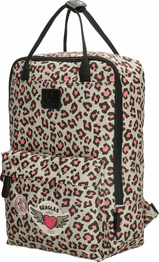 Aanbiedingen 👏 Beagles Originals Cool Originals - Rugzak - Luipaard Grijs-roze 😍 4 Aanbiedingen 👏 Beagles Originals Cool Originals - Rugzak - Luipaard Grijs-roze 😍 - Afbeelding 2