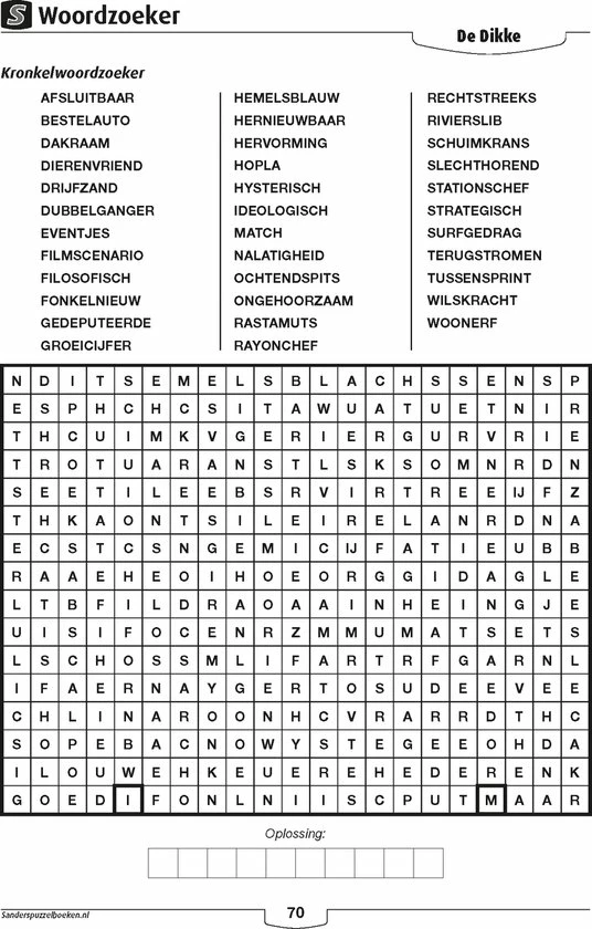 Beste recensies van π Sanders Puzzelboeken Sanders Puzzelboek Woordzoeker 3* De Dikke, Editie 160 𧨠5 Beste recensies van π Sanders Puzzelboeken Sanders Puzzelboek Woordzoeker 3* De Dikke, Editie 160 𧨠- Afbeelding 3