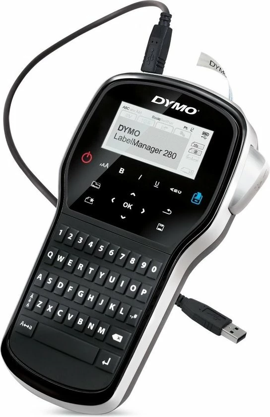 Gloednieuw ๐ DYMO LabelManager 280 Oplaadbare, Draagbare Labelmakerkit | QWERTY-toetsenbord | Met 2 Rollen D1-labels En Een Draagkoffer โค๏ธ 18 Gloednieuw ๐ DYMO LabelManager 280 Oplaadbare, Draagbare Labelmakerkit | QWERTY-toetsenbord | Met 2 Rollen D1-labels En Een Draagkoffer โค๏ธ - Afbeelding 16