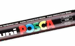 Hete verkoop 🛒 Posca Marker 2,5 Mm Pc-5m Zwart Medium 🌟 -ACROPAQ Shop 550x153