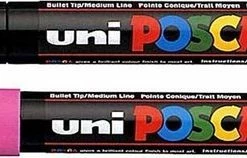 Hete verkoop 🛒 Posca Marker 2,5 Mm Pc-5m Zwart Medium 🌟 -ACROPAQ Shop 550x158