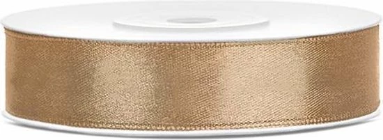 Aanbiedingen ✨ Merkloos Satijn Lint Goud 12mm 25m ⭐ 5 Aanbiedingen ✨ Merkloos Satijn Lint Goud 12mm 25m ⭐ - Afbeelding 3
