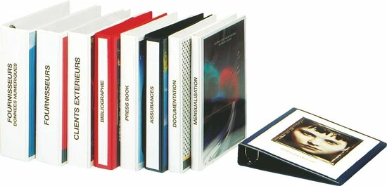 Nieuw 👏 Esselte Personaliseerbare Ringmap Rug Van 77 Mm 4 D-ringen Van 50 Mm - Wit 🎉 5 Nieuw 👏 Esselte Personaliseerbare Ringmap Rug Van 77 Mm 4 D-ringen Van 50 Mm - Wit 🎉 - Afbeelding 3