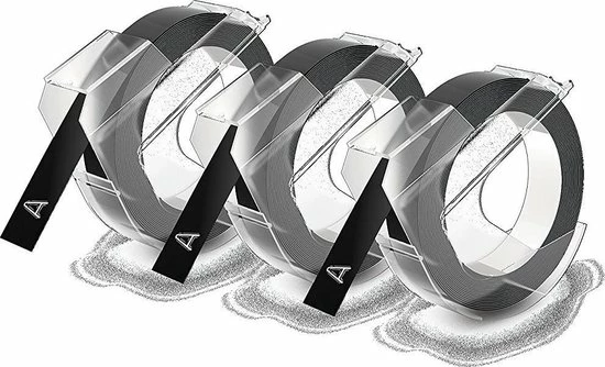 Goedkoopste βοΈ DYMO Originele Labeltape Met Reliëf | Rollen Van 9 Mm X 3 M | Wit Op Zwart | Zelfklevend | Voor Labelmakers Voor Reliëfdruk | 3 Stuks 𧨠3 Goedkoopste βοΈ DYMO Originele Labeltape Met Reliëf | Rollen Van 9 Mm X 3 M | Wit Op Zwart | Zelfklevend | Voor Labelmakers Voor Reliëfdruk | 3 Stuks π§¨