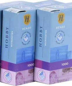 Beste Pirce ✔️ Fotoplakkers - Henzo - Plakstrips - 3x 1000 Stuks - Transparant ✨