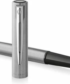 Gloednieuw 💯 Waterman Allure-vulpen | Chroom | Fijne Penpunt | Inclusief 6 Korte Inktpatronen ⌛ -ACROPAQ Shop 550x355 5