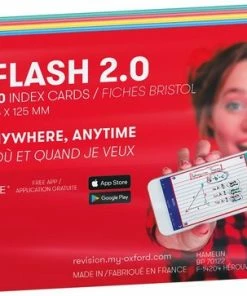 Aanbiedingen 😉 Oxford Flash 2.0 - Flashcards - Starterkit - Gelijnd - A7 - 4 Kleuren - 80 Stuks 👍 -ACROPAQ Shop 550x363 1