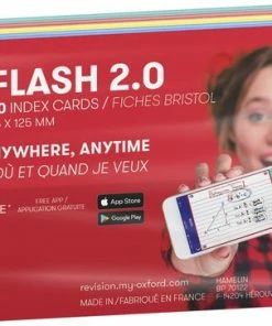 Aanbiedingen 😉 Oxford Flash 2.0 - Flashcards - Starterkit - Gelijnd - A7 - 4 Kleuren - 80 Stuks 👍 -ACROPAQ Shop 550x363