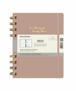 Flash-uitverkoop 🎉 Moleskine 12 Maanden Agenda - 2023 - Life Spiral - Week/Maand - XL - Crush Almond 🎉 -ACROPAQ Shop 550x366 108