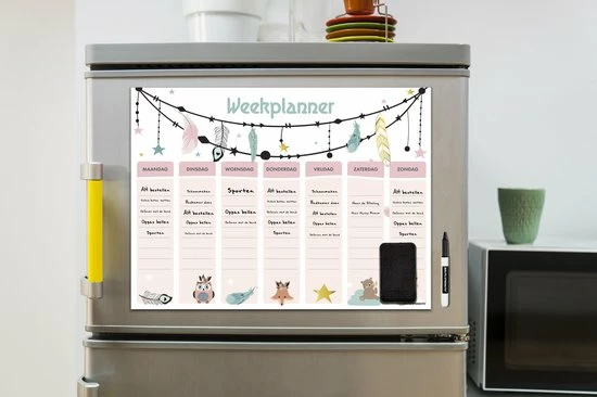 Begroting ❤️ Brute Strength - Magnetisch Weekplanner Whiteboard (30) - A3 - Planbord - Dagplanner Kind - To Do Planner Kinderen ❤️ 5 Begroting ❤️ Brute Strength - Magnetisch Weekplanner Whiteboard (30) - A3 - Planbord - Dagplanner Kind - To Do Planner Kinderen ❤️ - Afbeelding 3