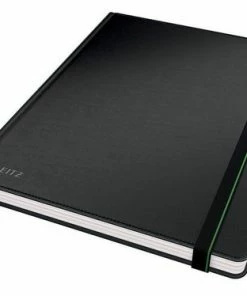 Beste Pirce ✨ Leitz Complete Notitieboek Met Elastiek En Penhouder - A4 Gelijnd Met Harde Kaft - Zwart 🔔