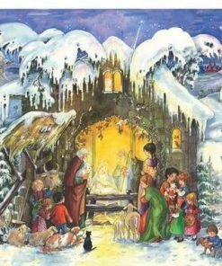 Beste deal 🎉 Sellmer Adventskalender ''Krippe Nostalgisch'' (Nostalgisch) 808 (geen Chocolade) ⌛