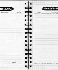 Gloednieuw 😉 HEE Goodies Budgetplanner Kasboek A5 Zwart Wit Money Planner Huishoudboekje ❤️ -ACROPAQ Shop 550x382 9
