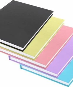 Goedkoop 🥰 Kangaro - Schriften - A5 - Lijn - 160 Pagina's - 80 Grams - Assorti Kleuren - Voordeelset - K-5522 ✨