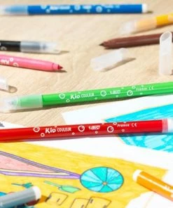 Hete verkoop 🛒 BIC Kid Couleur Ultra Uitwasbare Viltstiften - Diverse Kleuren - 24 Stiften 🎉 -ACROPAQ Shop 550x387 2