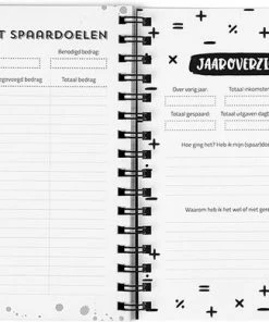 Gloednieuw 😉 HEE Goodies Budgetplanner Kasboek A5 Zwart Wit Money Planner Huishoudboekje ❤️ -ACROPAQ Shop 550x390 5