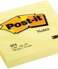 Nieuw ⭐ Post-it® Memoblok Geel - 76 X 76 Mm - 100 Vellen 🎉
