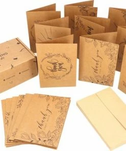 Beste Pirce 🥰 Partizzle® Partizzle 36x Kraft Bedankt Kaartjes Set - Thank You Cards - Wenskaarten - Ansichtkaarten - Kaarten Met Enveloppen - 15x10 Cm 👏 16 Beste Pirce 🥰 Partizzle® Partizzle 36x Kraft Bedankt Kaartjes Set - Thank You Cards - Wenskaarten - Ansichtkaarten - Kaarten Met Enveloppen - 15x10 Cm 👏 -ACROPAQ Shop 550x400