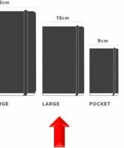 Goedkoop 👏 Moleskine Classic Notitieboek - A5 - Hardcover - Gelinieerd - Zwart ❤️ -ACROPAQ Shop 550x407