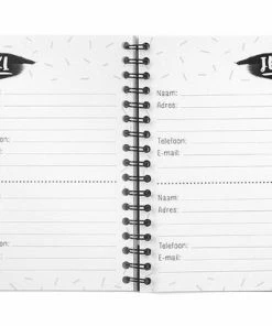 Korting 🛒 HEE Goodies Adresboek Met Alfabet A6 Zwart Wit Adressenboekje Adresboekje Klein Wachtwoordenboekje 😀 -ACROPAQ Shop 550x409 7