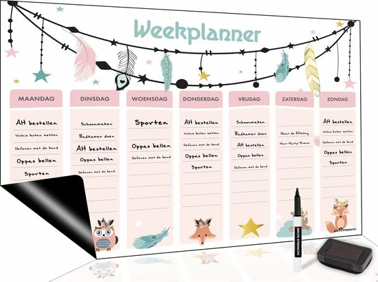 Begroting ❤️ Brute Strength - Magnetisch Weekplanner Whiteboard (30) - A3 - Planbord - Dagplanner Kind - To Do Planner Kinderen ❤️ 3 Begroting ❤️ Brute Strength - Magnetisch Weekplanner Whiteboard (30) - A3 - Planbord - Dagplanner Kind - To Do Planner Kinderen ❤️