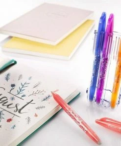 Korting ✔️ Pilot FriXion - Rollerbal Pennenset - Sky Blauw Paars Koraal Abrikoos Oranje - 4 Stuks 🧨 -ACROPAQ Shop 550x412 17