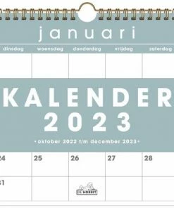 Korting 😍 De Hobbit Hobbit - Maandplanner - Blauw - 2023 - Spiraalgebonden - Maand Per Pagina - A4 (21x29,7cm) - Groot ✨