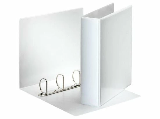 Nieuw 👏 Esselte Personaliseerbare Ringmap Rug Van 77 Mm 4 D-ringen Van 50 Mm - Wit 🎉 6 Nieuw 👏 Esselte Personaliseerbare Ringmap Rug Van 77 Mm 4 D-ringen Van 50 Mm - Wit 🎉 - Afbeelding 4