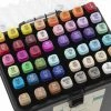 Goedkoop 💯 Nassau Fine Art Dual Marker Dubbelzijdige Stift, Assorti Kleuren, Set à 48 Stuks 🎁