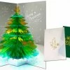 Kopen 🤩 Popcards.nl Popcards Popupkaarten – ZIE FILM Kerstkaart Glanzende Fonkelende Groene Kerstboom Merry 🔔 Christmas Pop-up Kaart 3D Wenskaart 👏
