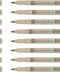 Begroting 😍 Sakura Pigma Micron PN Set 8 Verschillende Kleuren ❤️ -ACROPAQ Shop 550x413 2