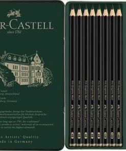 Beste deal 🎁 Faber-Castell Grafietpotlood - Pitt Mat - Blik 11 Stuks - FC-115220 😍