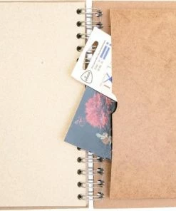 Beste deal 😀 KOMONI - Duurzaam Houten Schetsboek - Gerecycled Papier - Navulbaar - A5 - Blanco - Zwarte Wolf ✔️ -ACROPAQ Shop 550x414